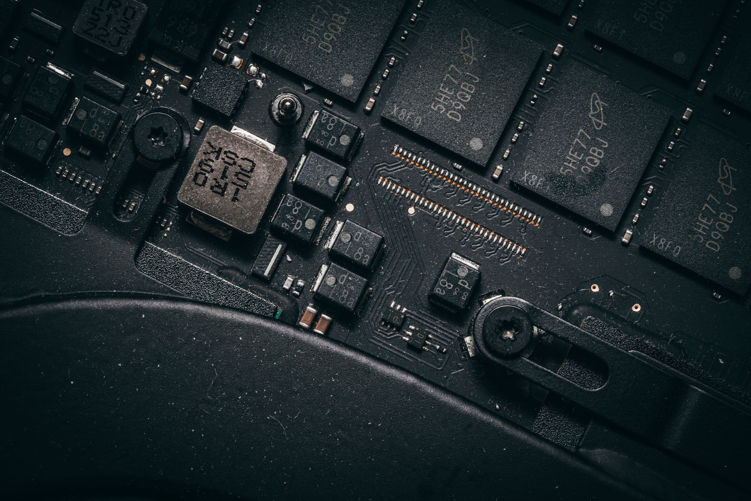 Close-up of a circuit board